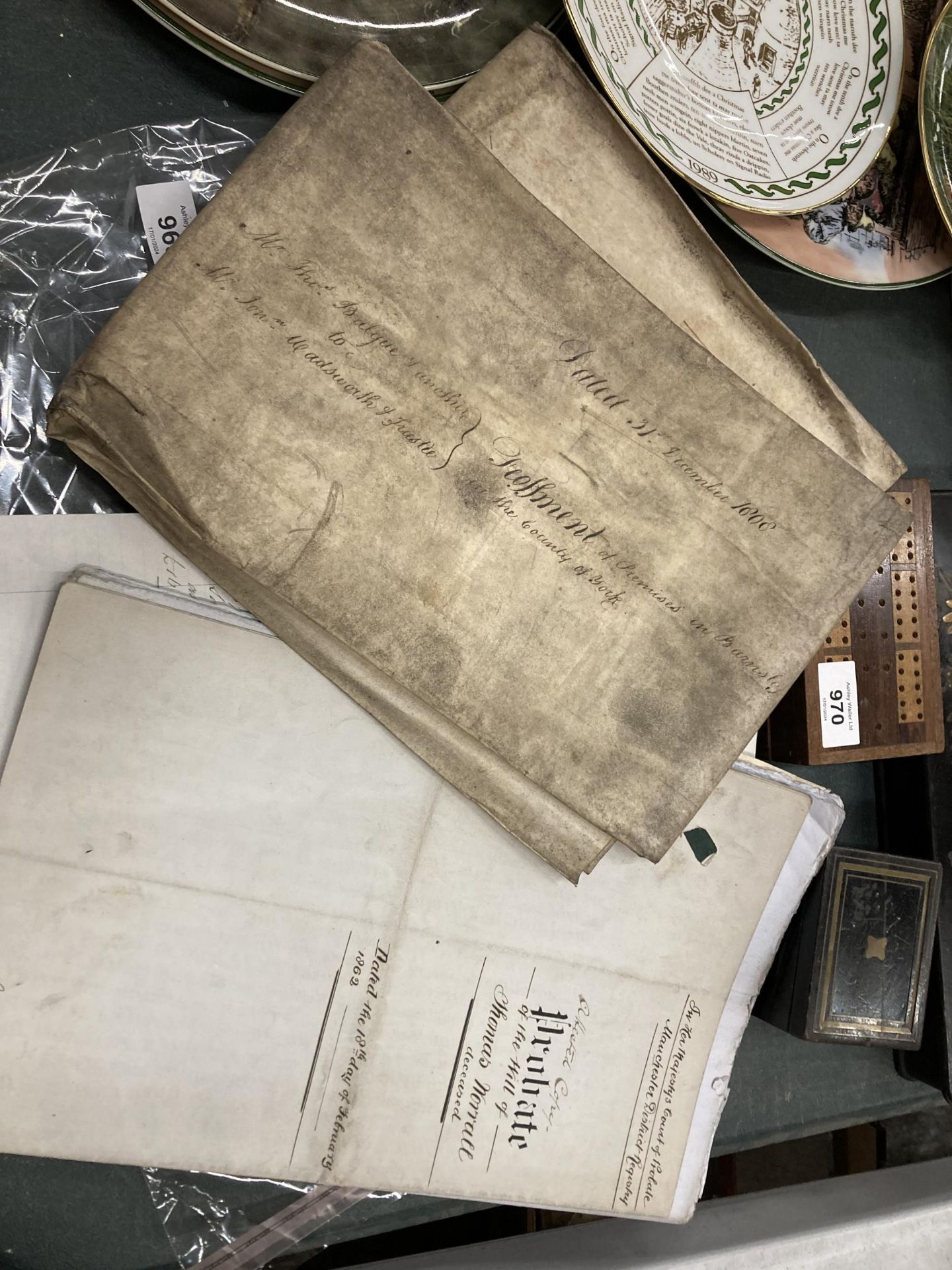 A LARGE COLLECTION OF INDENTURES - Image 5 of 6