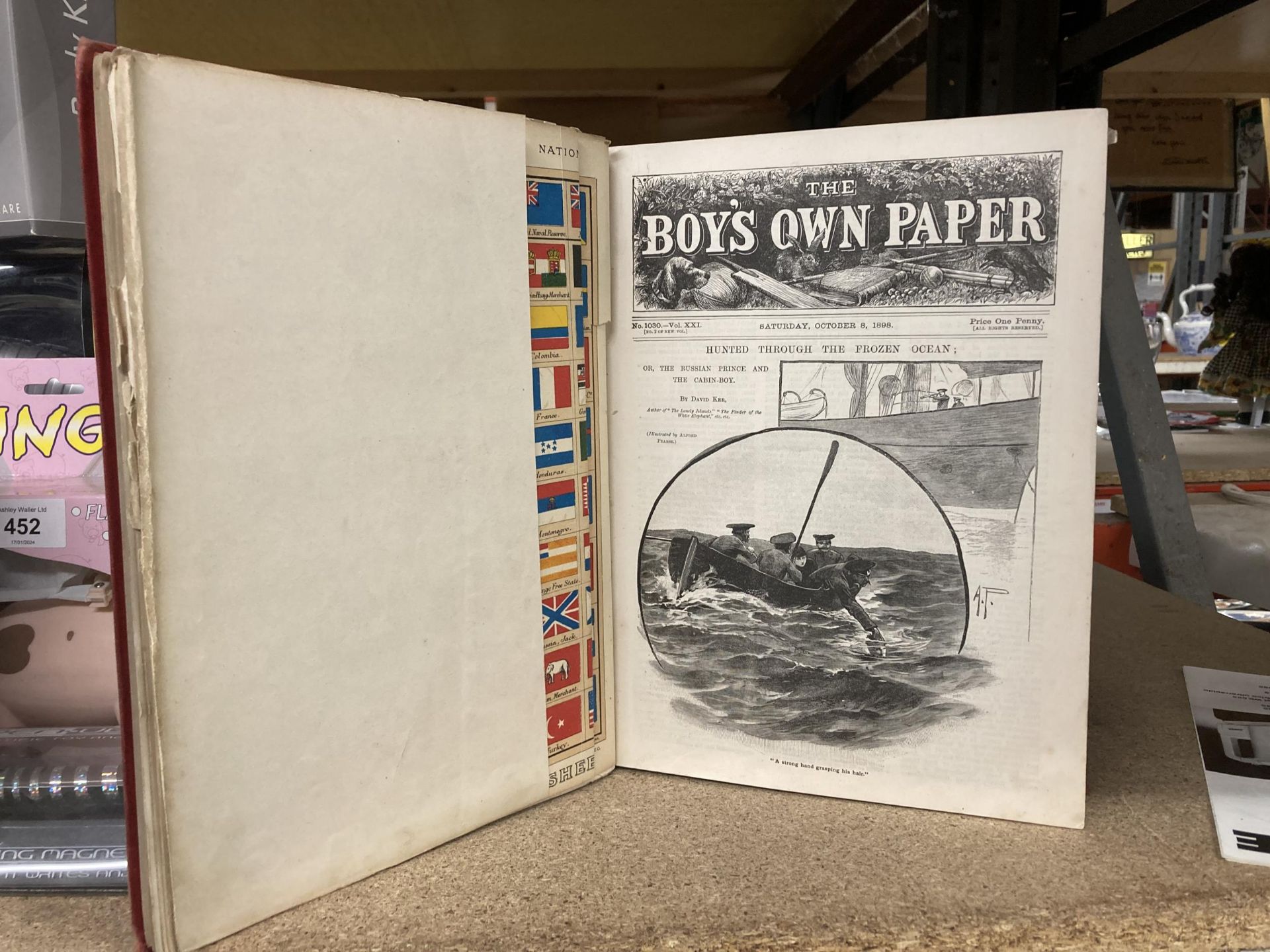 THREE VOLUMES OF BOYS OWN ANNUALS, 1899, 1900, 1901 - Bild 4 aus 4