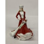 A ROYAL DOULTON FIGURINE FROM THE PRETTY LADIES COLLECTION "CHRISTMAS DAY 2007"