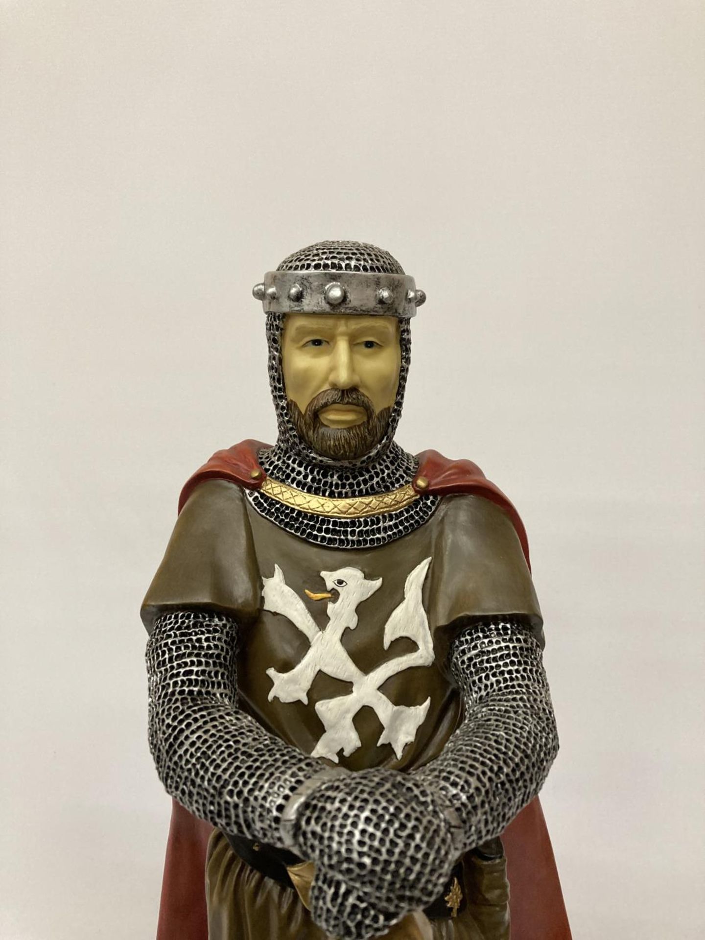 A LARGE KING ARTHUR FIGURE, HEIGHT APPROX 60CM - Image 3 of 6