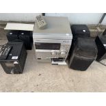 AN ASSORTMENT OF STEREO ITEMS TO INCLUDE AN AIWA AND A LOWRY ETC