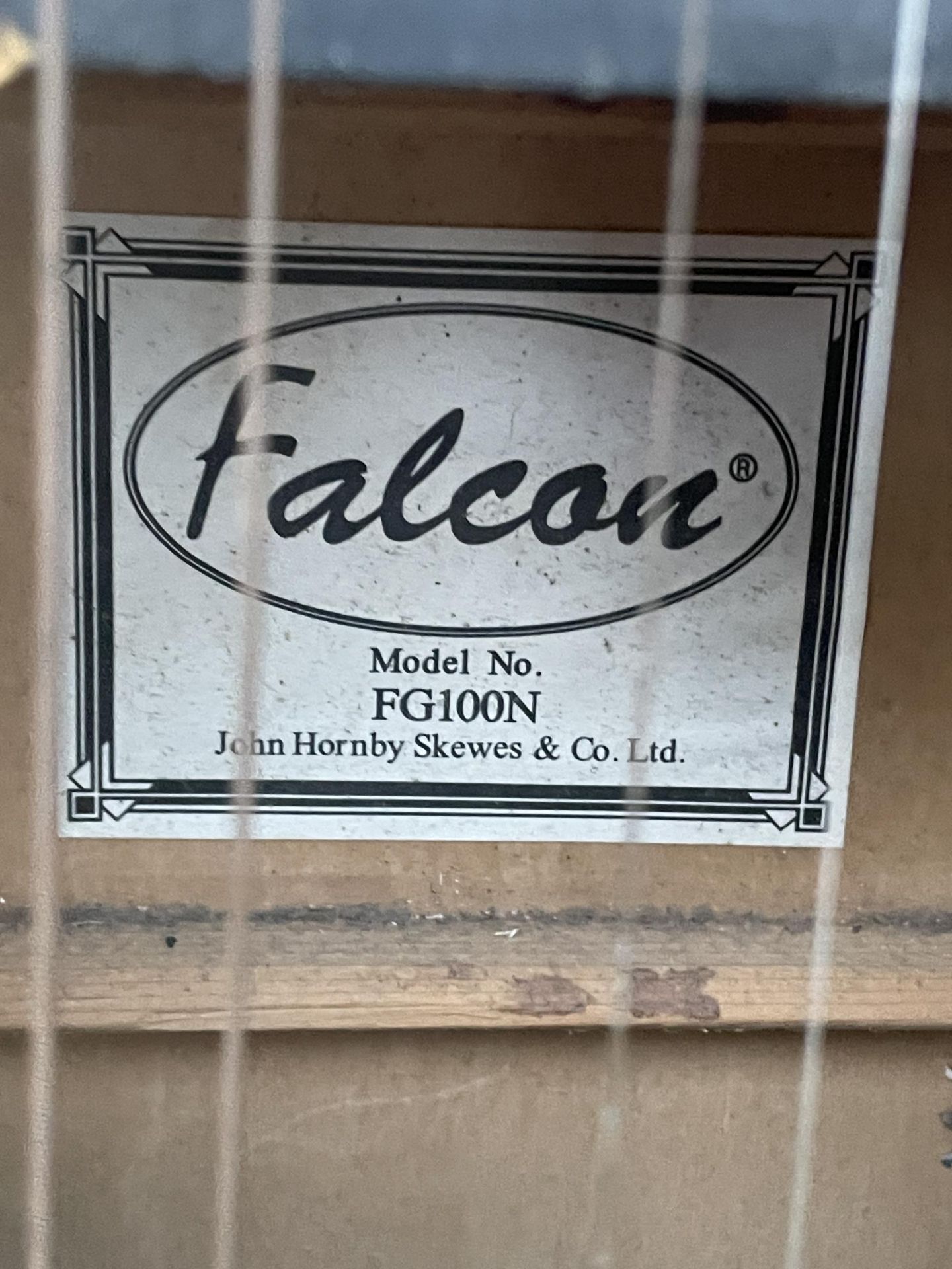 A FALCON ACOUSTIC GUITAR - Image 2 of 4