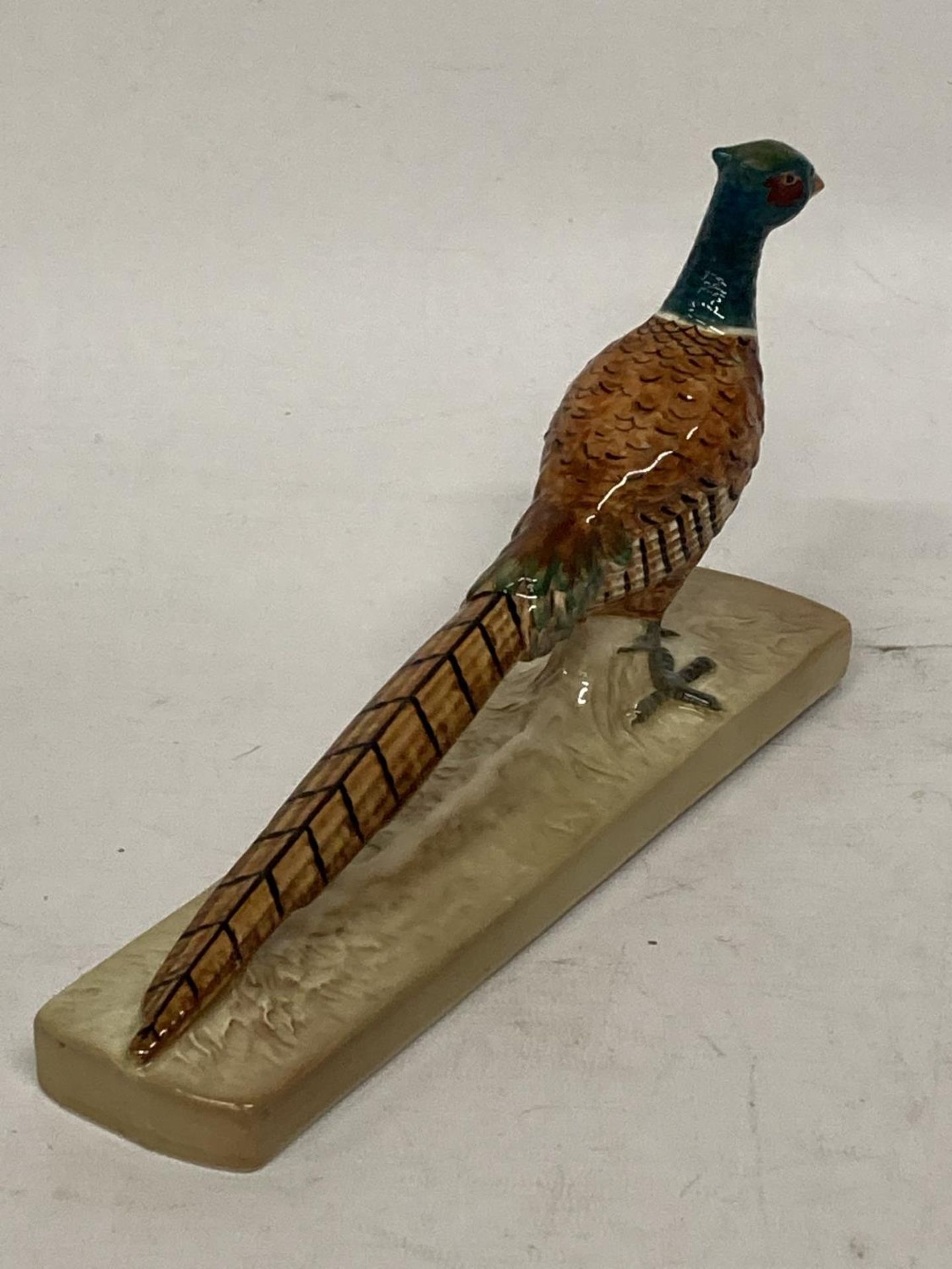 A BESWICK PHEASANT ON CERAMIC BASE NO. 1774 - Image 3 of 4