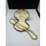 A BOXED PEARL NECKLACE
