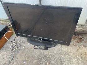 A SAMSUNG 32" TELEVISION WITH REMOTE CONTROL