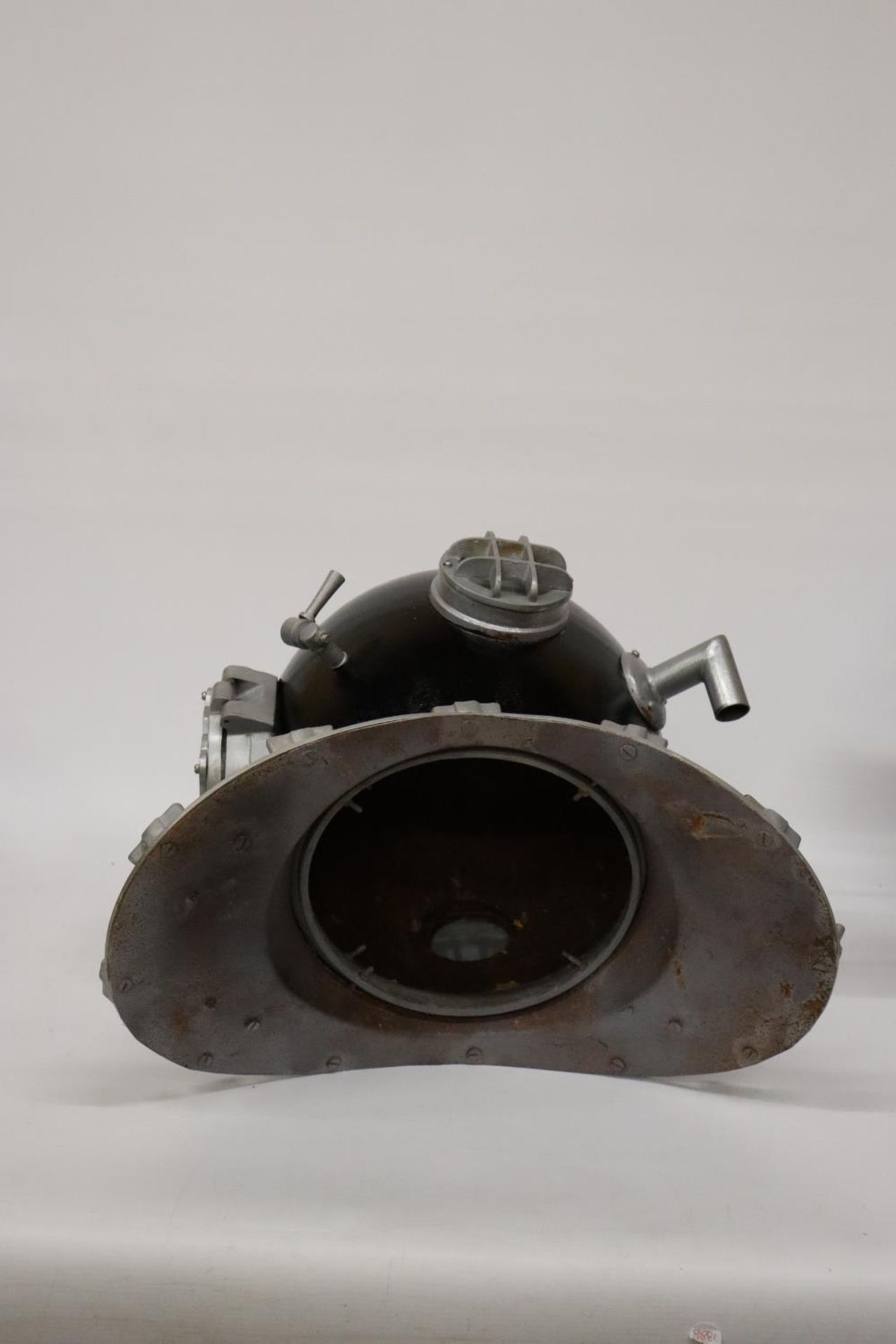 A LARGE CAST REPLICA DIVERS HELMET, HEIGHT APPROX 40CM - Image 6 of 6