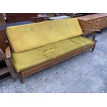 A RETRO TEAK GUY ROGERS STYLE SOFA BED