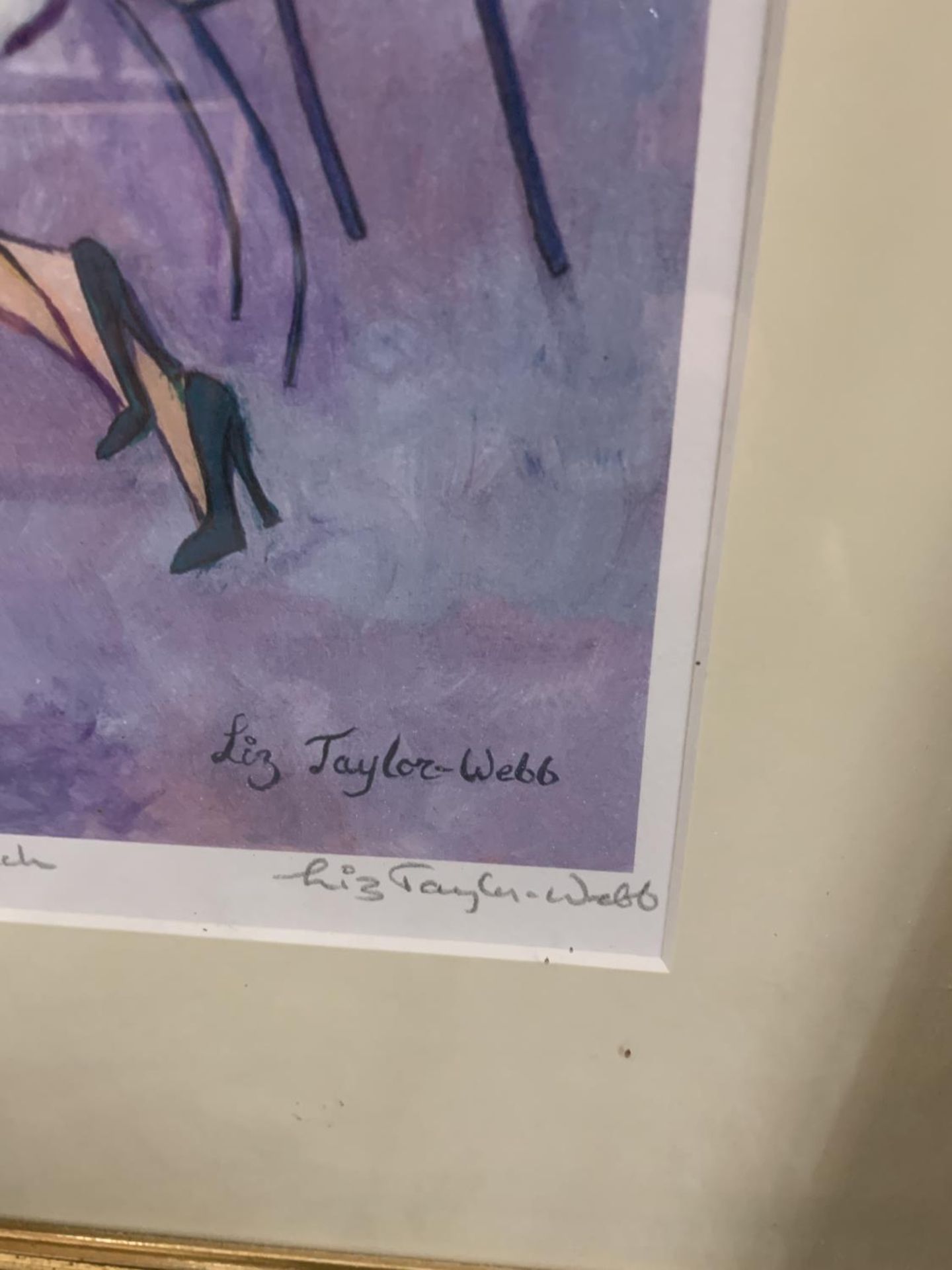 TWO LIZ TAYLOR WEBB LIMITED EDITION SIGNED PRINTS - Image 4 of 4