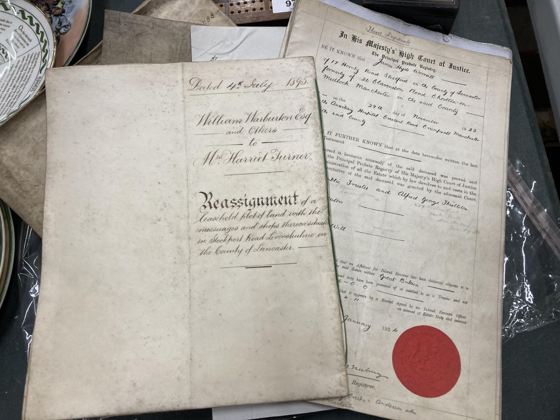 A LARGE COLLECTION OF INDENTURES - Image 4 of 6