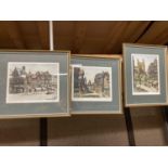 THREE FRAMED PRINTS OF CHESTER