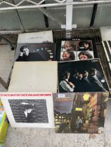 SEVEN VARIOUS VINYL RECORDS TO INCLUDE PAUL MCCARTNEY AND THE BEATLES ETC