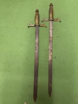 A PAIR OF VINTAGE SWORDS