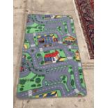 A CHILDS PLAY MAT ROAD RUG