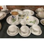 A MIXED GROUP OF PORTMEIRION CHINA, BOTANIC GARDEN, WELSH WILD FLOWERS ETC