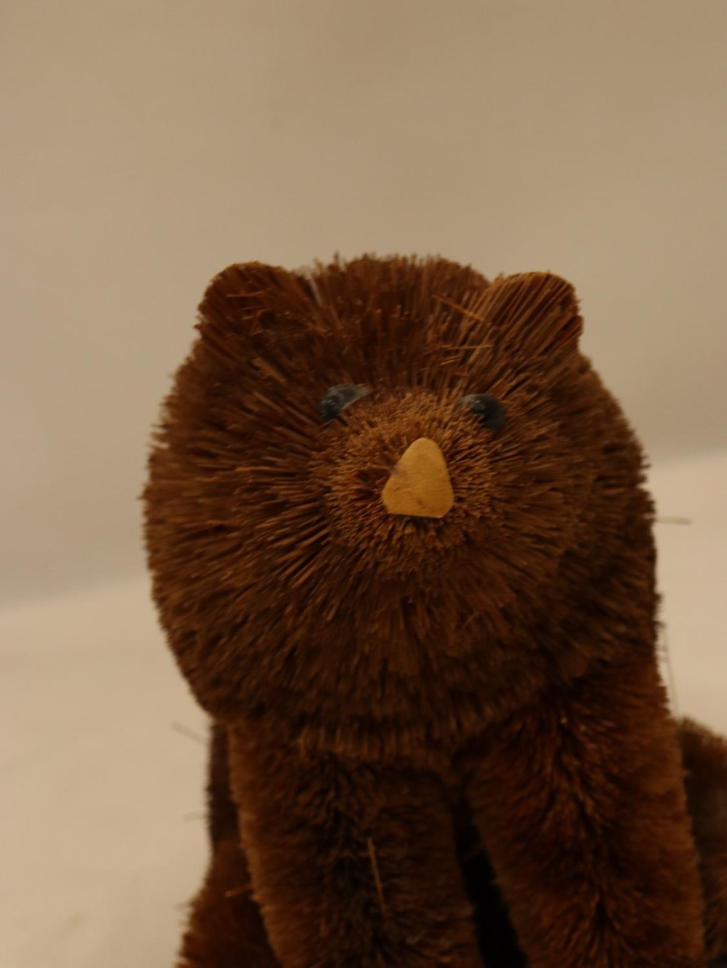 A BRISSEL BRUSH BEAR, HEIGHT 23CM - Image 4 of 4