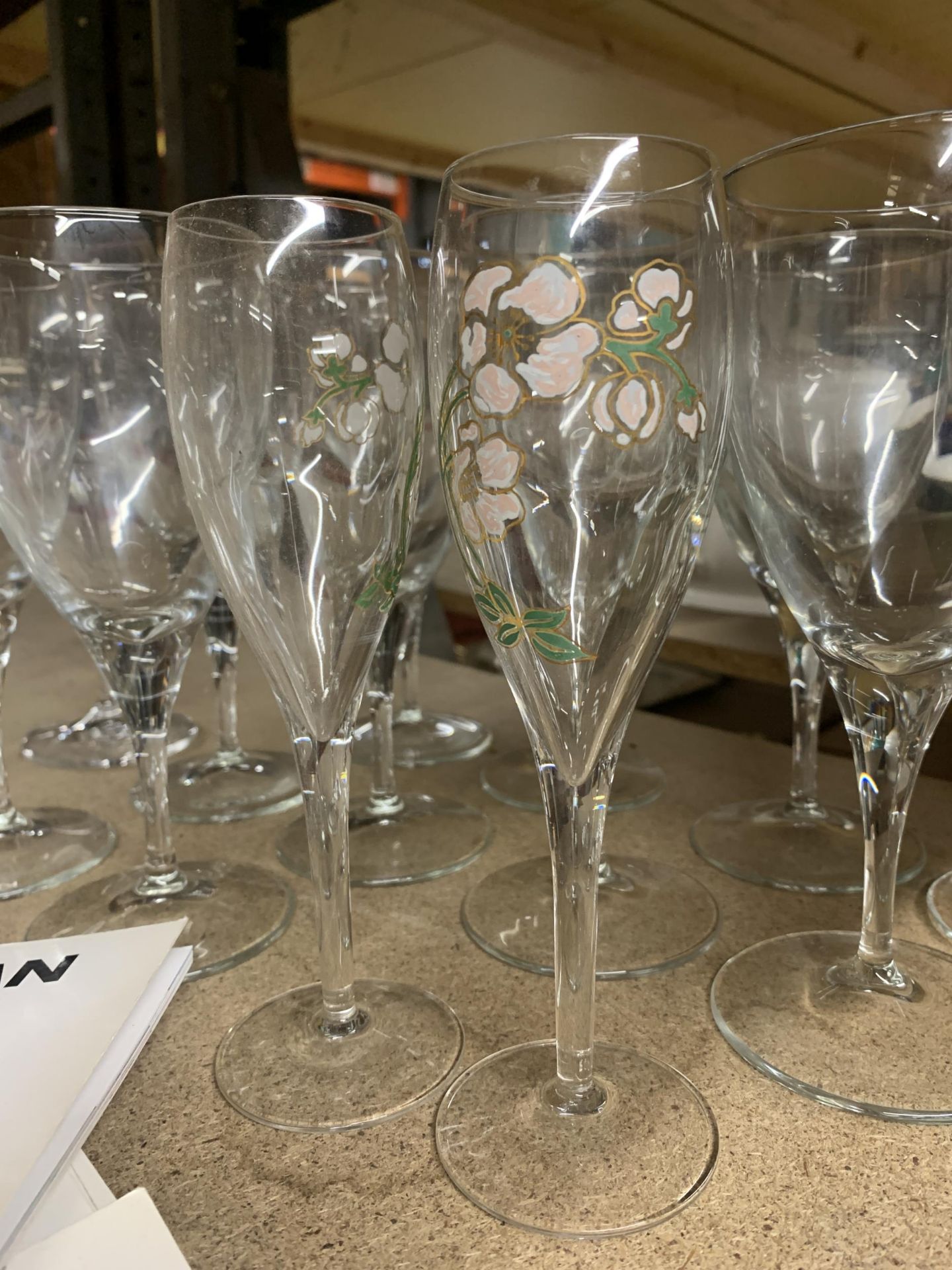 A QUANTITY OF DRINKING GLASSES - Image 2 of 3