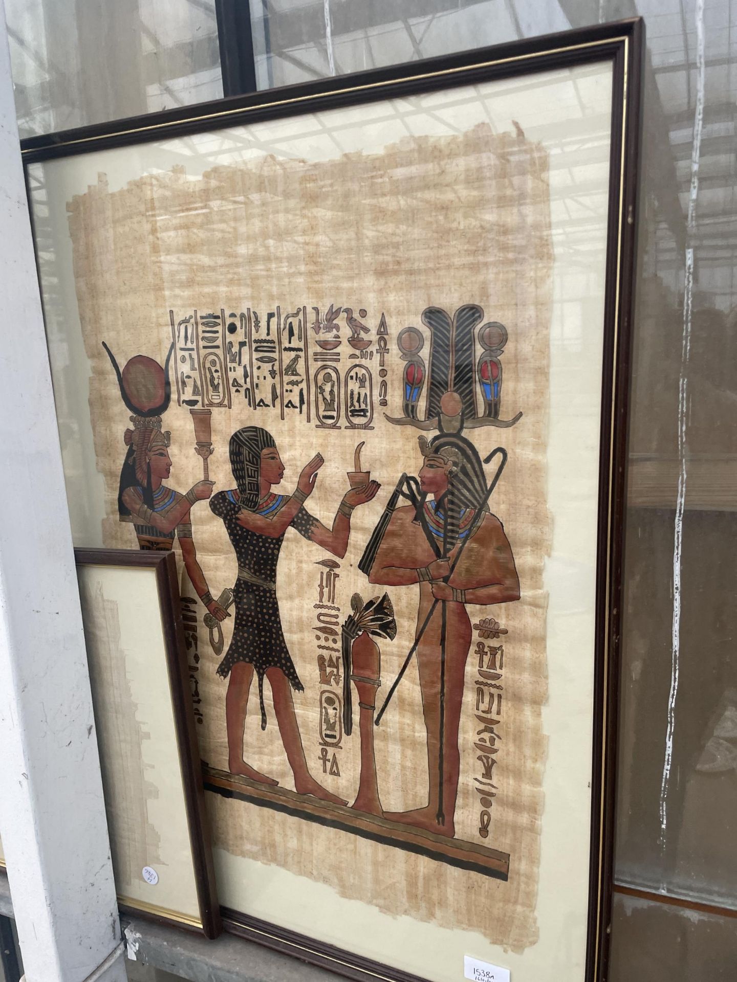 TWO FRAMED EGYPTIAN SCENES - Image 2 of 3