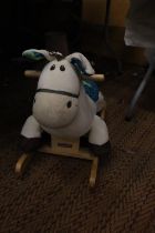 A B.YOU CHILD'S PLUSH ROCKING PONY