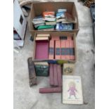 TWO BOXES OF BOOKS TO INCLUDE HARRY POTTER, ETC