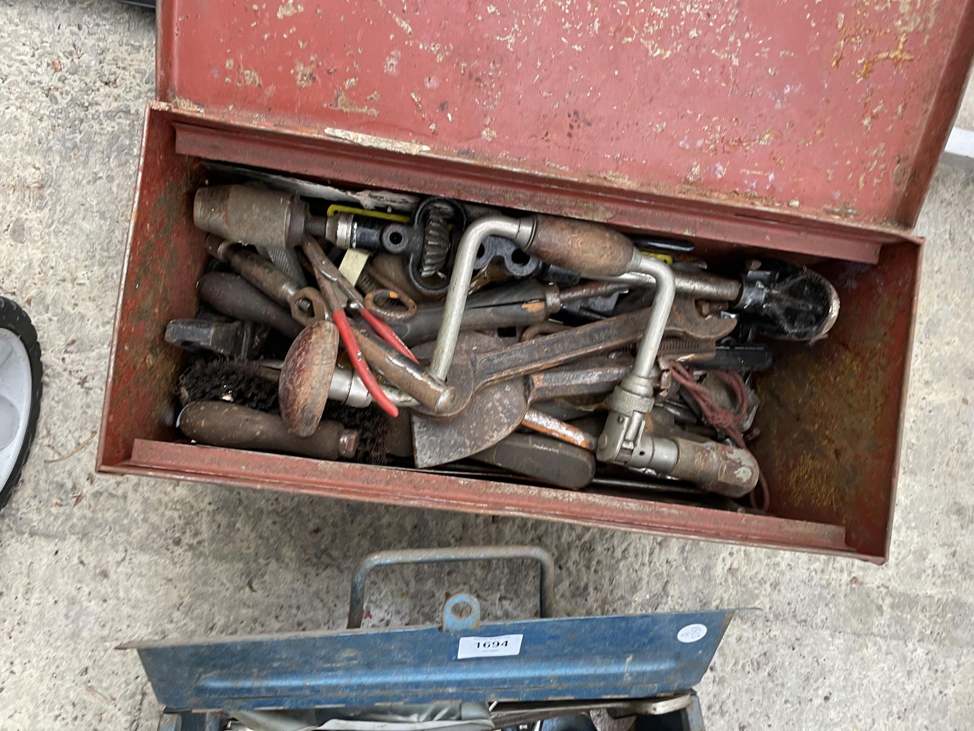 TWO TOOL BOXES WITH A LARGE ASSORTMENT OF SPANNERS - Image 2 of 3