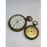 TWO POCKET WATCHES TO INCLUDE A THOS RUSSELL SON LIVERPOOL AND AN IVY