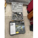 TWO BOXED POWER TOOLS TO INCLUDE A 12V PRO CORDLESS HAMMER DRILL AND A FURTHER PRO HAMMER DRILL