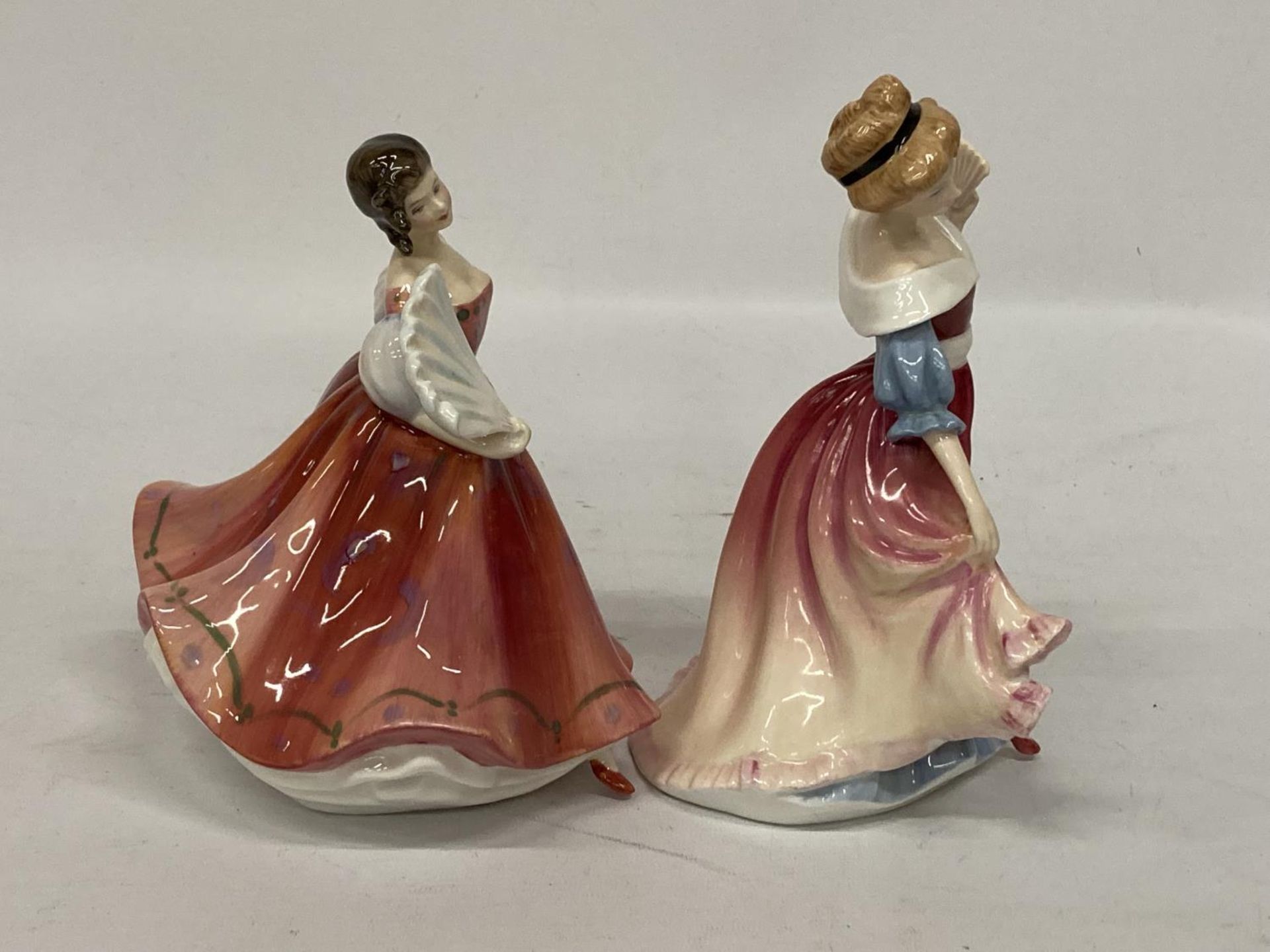 TWO ROYAL DOULTON FIGURINES "FIRST WALTZ" HN2862 AND "FIGURE OF THE YEAR AMY" HN2216 - Image 2 of 4