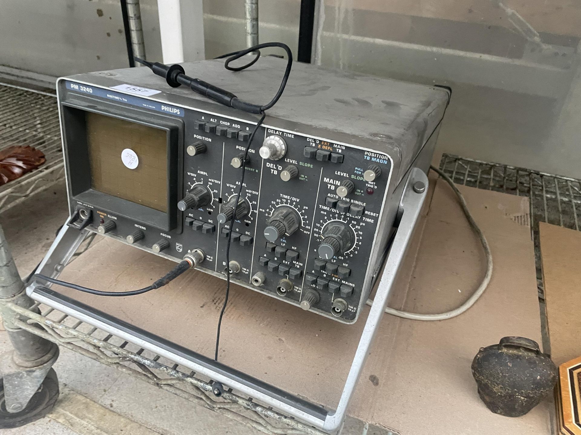 A VINTAGE PHILIPS PM2340 OSCILLOSCOPE