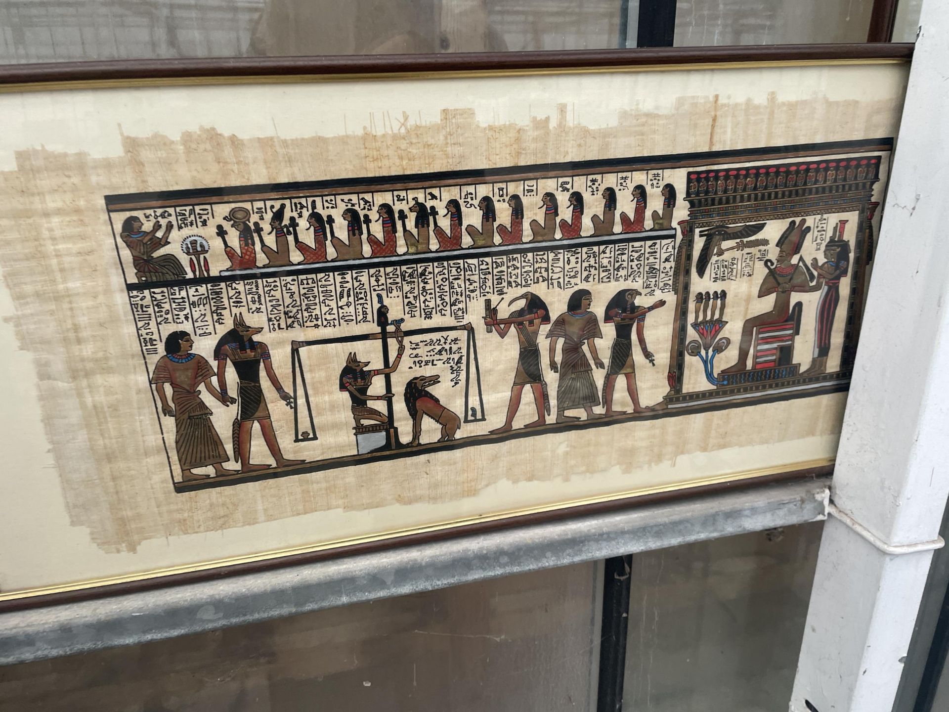 TWO FRAMED EGYPTIAN SCENES - Image 3 of 3