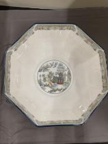 A WEDGWOOD "CHINESE LEGEND" OCTAGONAL BOWL