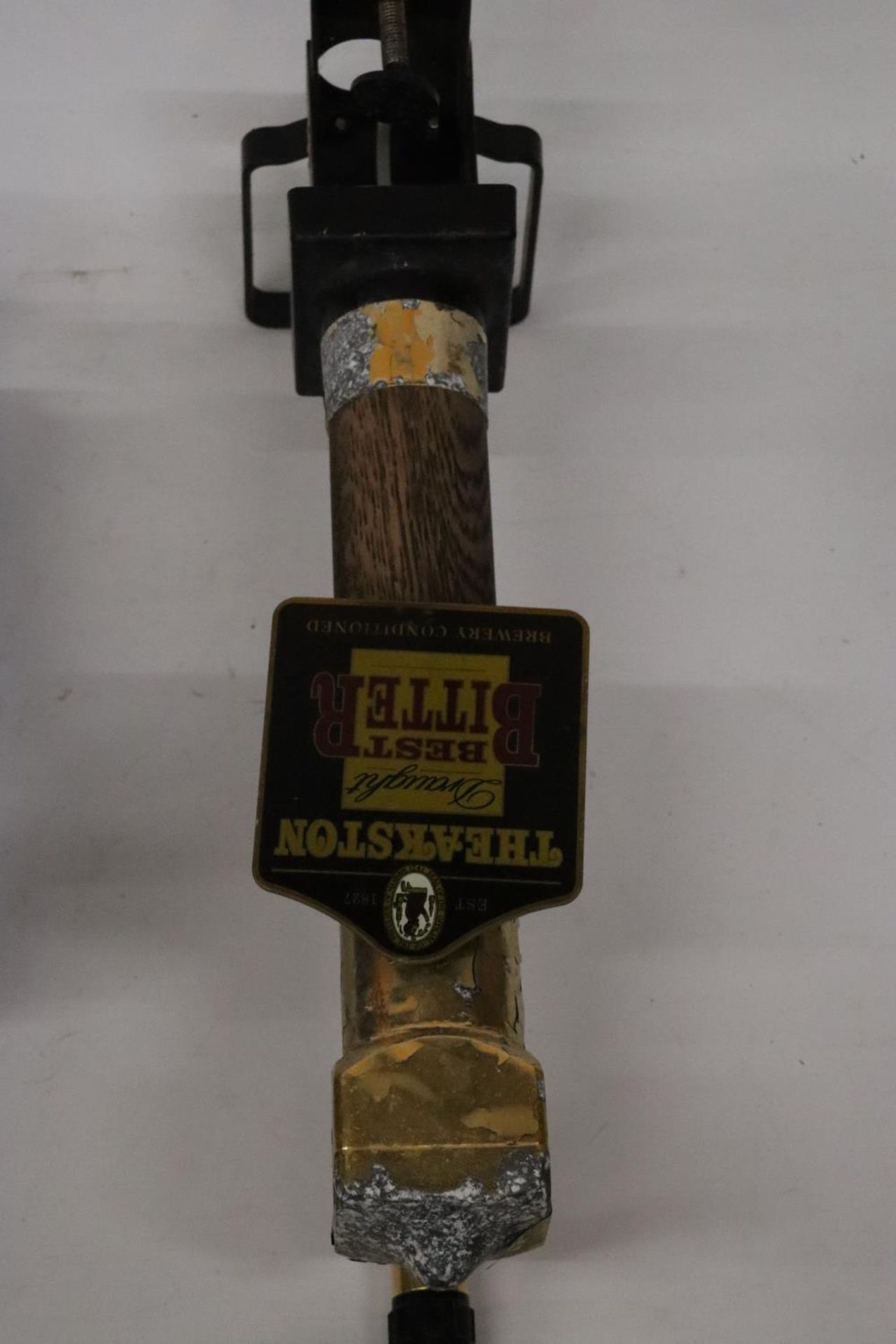 A FOSTERS BEER PUMP AND A THEAKSTONS PUMP - Image 3 of 3