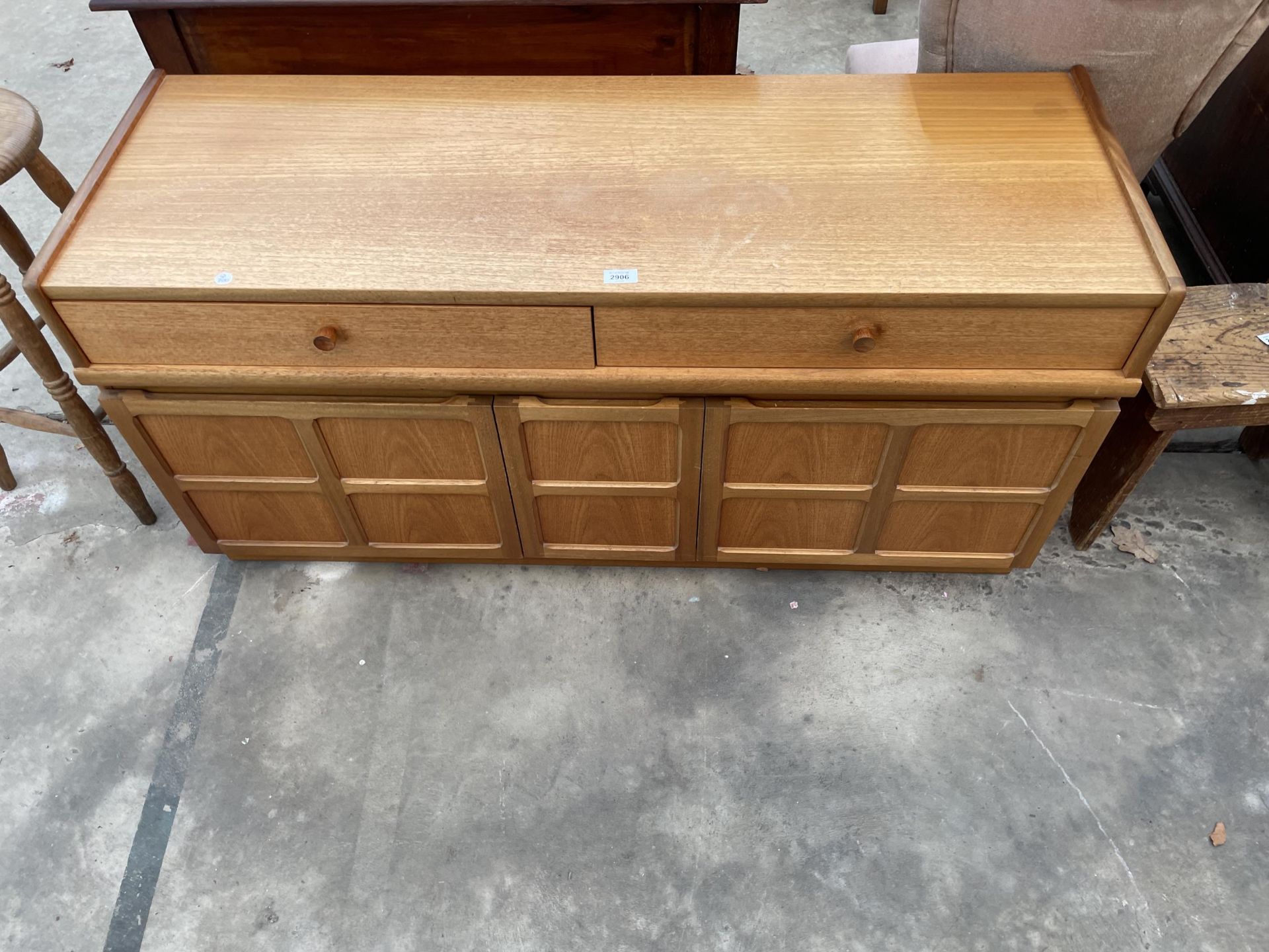 A RETRO TEAK NATHAN SIDEBOARD, 51" WIDE