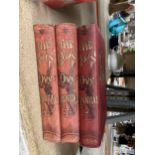 THREE VOLUMES OF BOYS OWN ANNUALS, 1899, 1900, 1901
