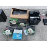 TWO KINDERMANN PROJECTORS AND A LARGE QUANTITY OF SLIDE MAGAZINES