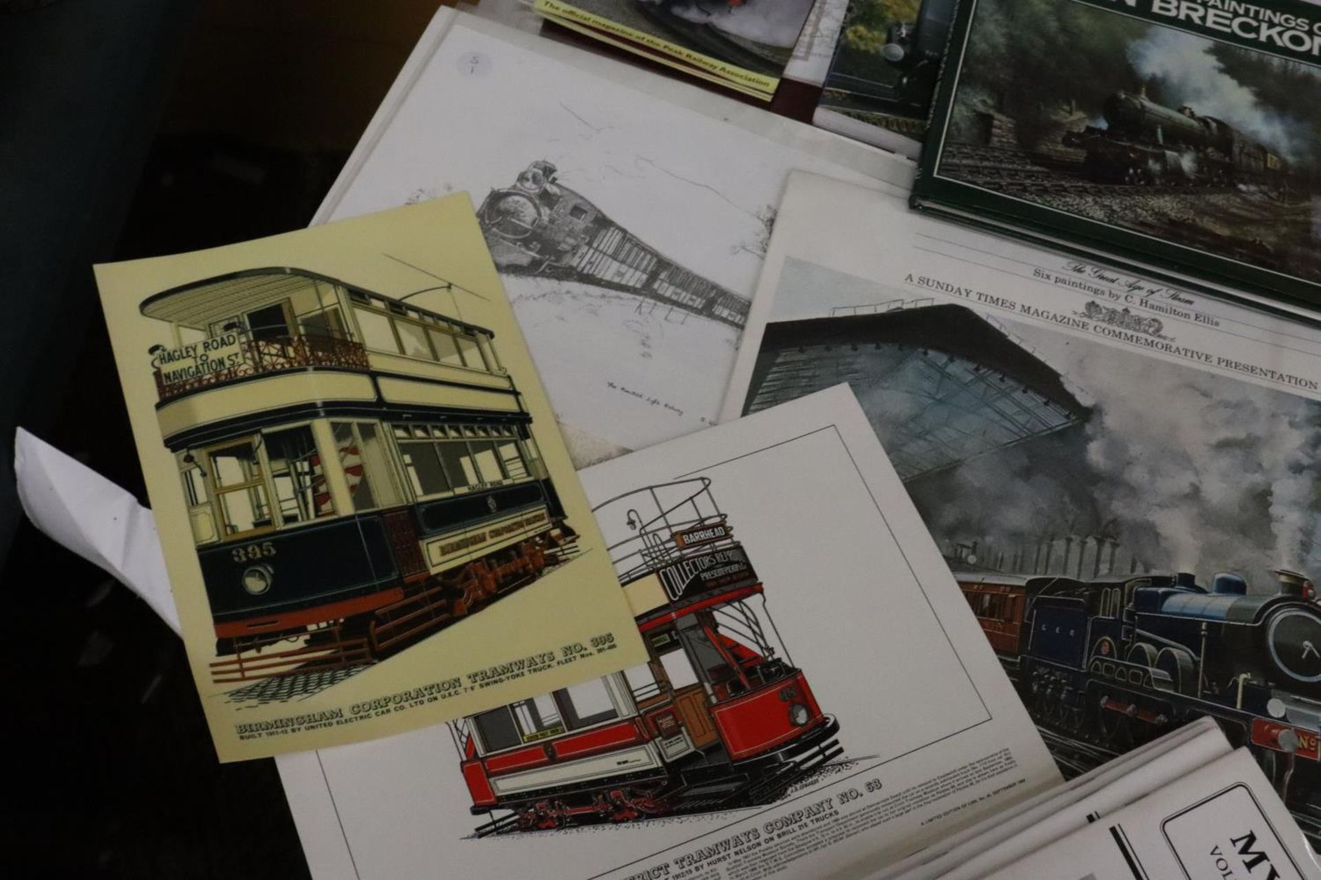 A COLLECTION OF RAILWAY RELATED ITEMS, PRINTS, BOOKS ETC - Image 3 of 4