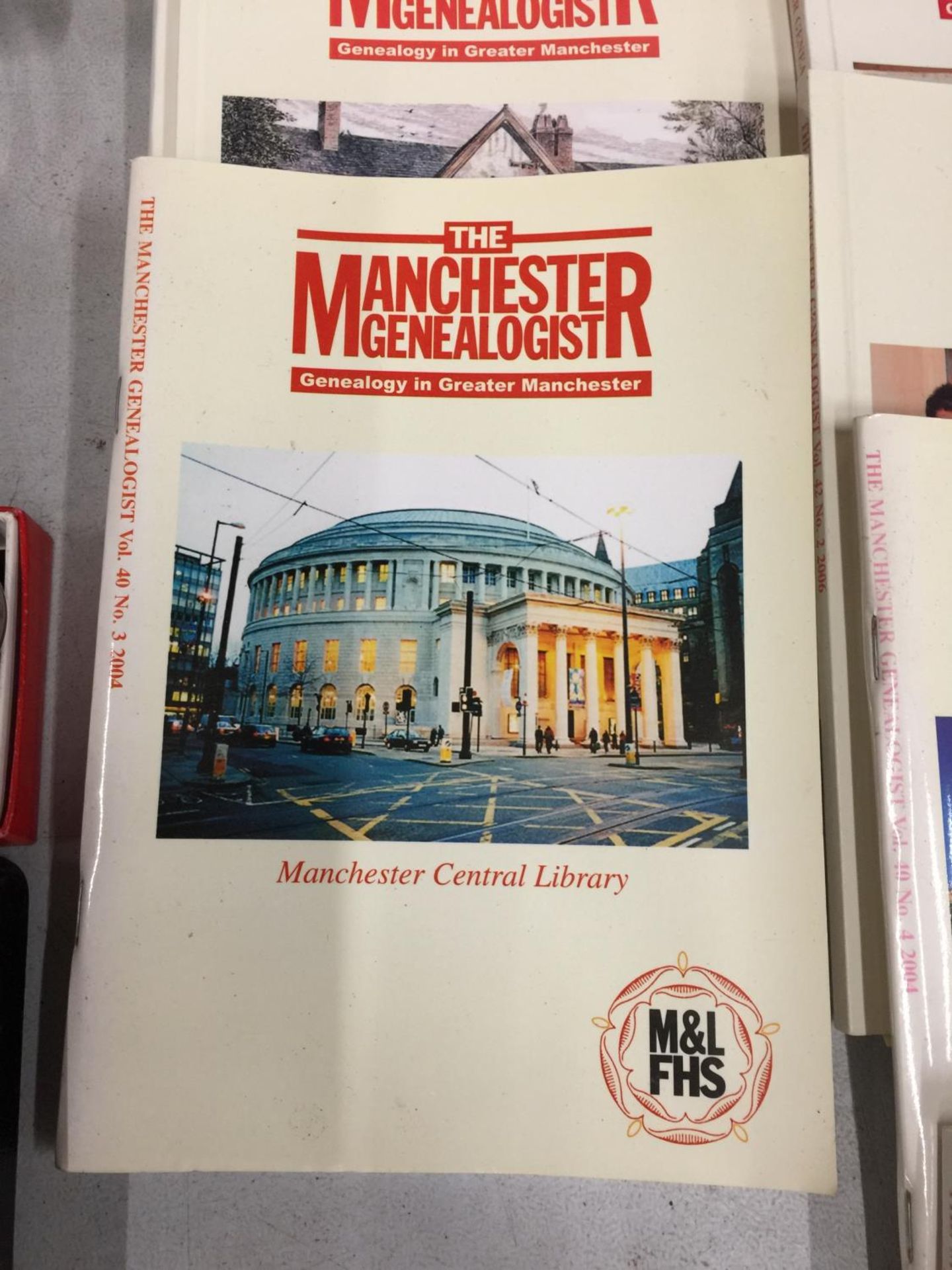 TWELVE BOOKS THE MANCHESTER GENEALOGIST GENEALOGY IN GREATER MANCHESTER - Image 3 of 4