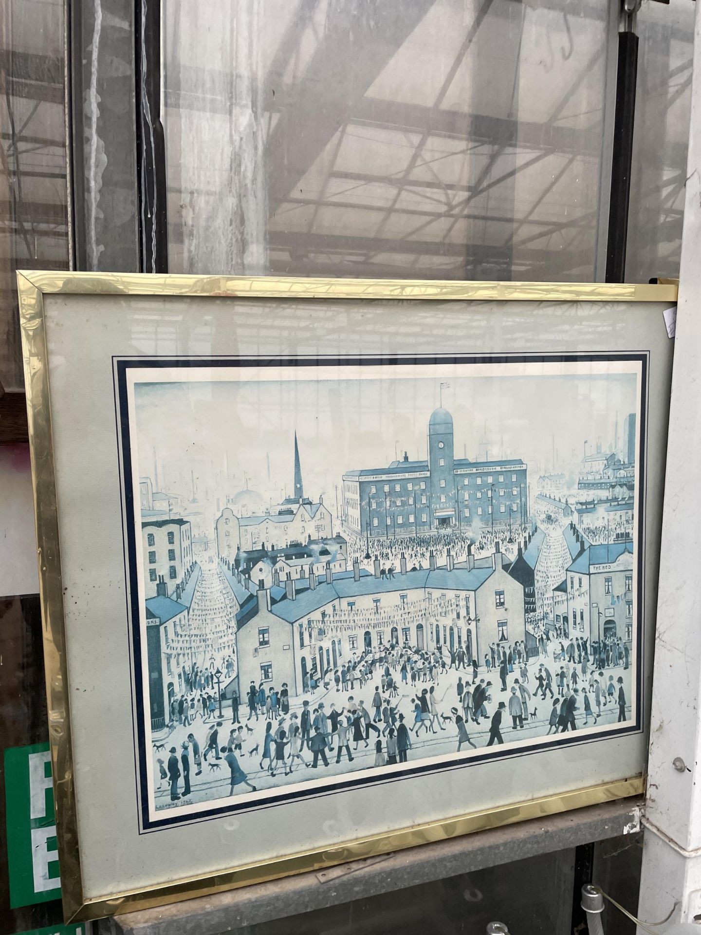 TWO LARGE FRAMED LOWRY PRINTS - Image 3 of 3