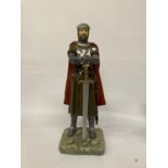 A LARGE KING ARTHUR FIGURE, HEIGHT APPROX 60CM