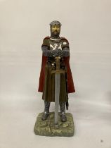 A LARGE KING ARTHUR FIGURE, HEIGHT APPROX 60CM