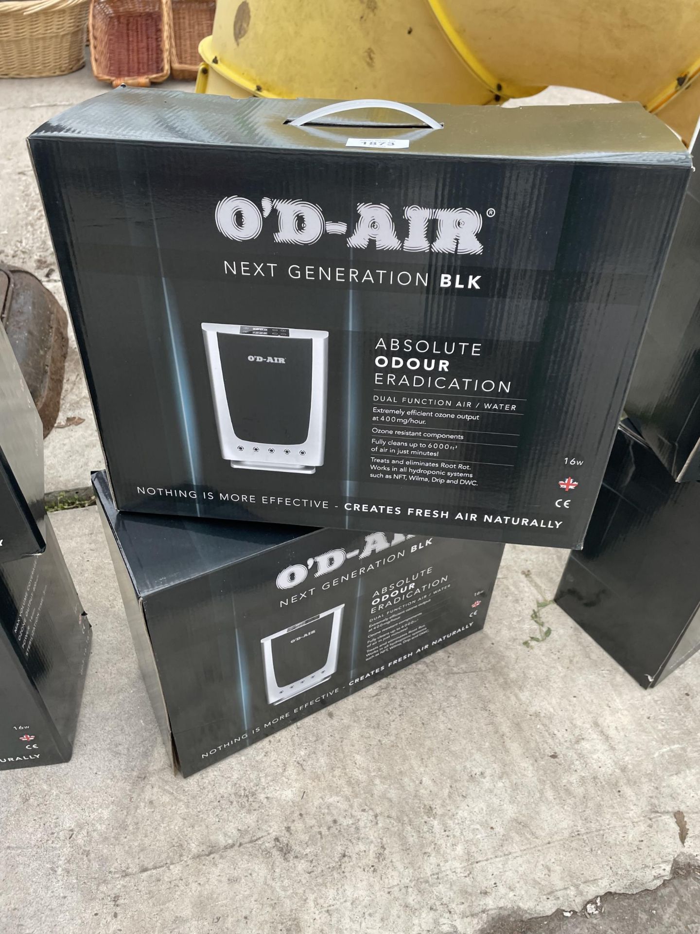 TWO BOXED O'D-AIR AIR PURIFIERS