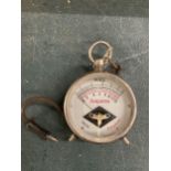 A VINTAGE VOLTS AND AMPERES METER