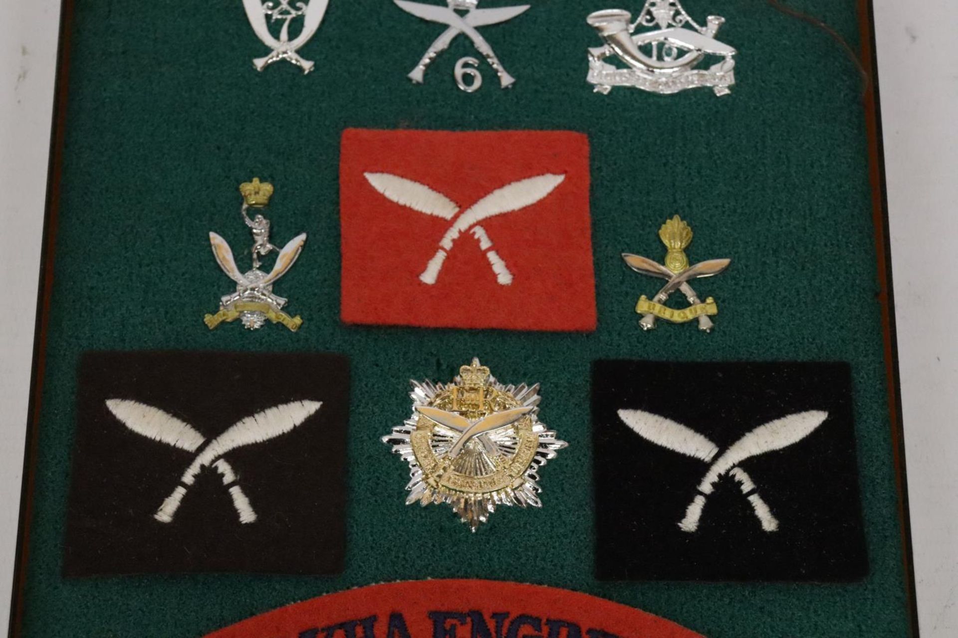 A CASED COLLECTION OF GURKHA BADGES - Image 4 of 4