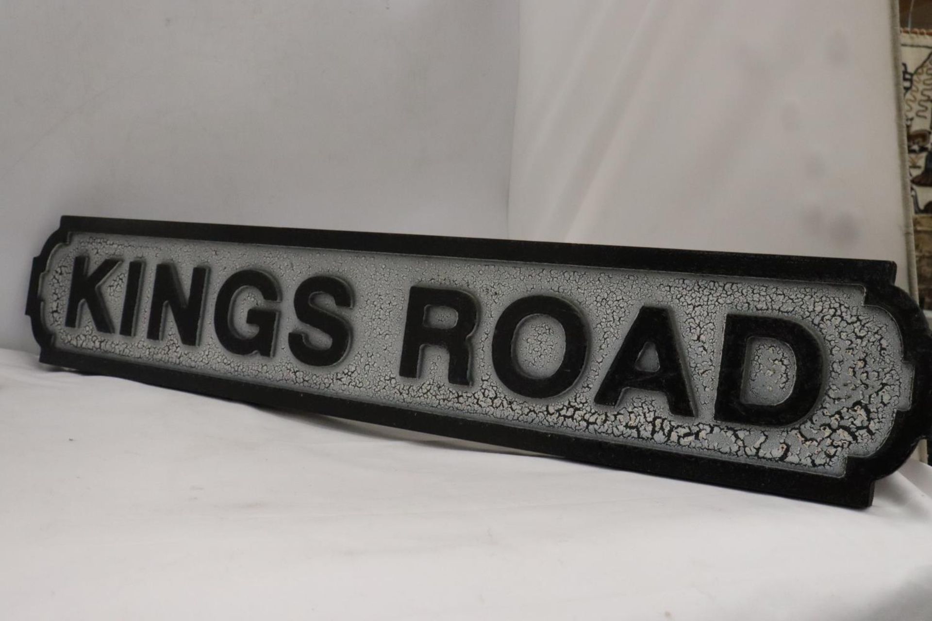 A 'KINGS ROAD' SIGN, 78CM X 14CM - Image 5 of 6