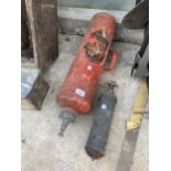 TWO VINTAGE FIRE EXTINGUISHERS TO INCLUDE A MINIMAX ETC