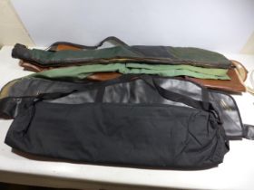 SEVEN ASSORTED GUN SLIP CASES