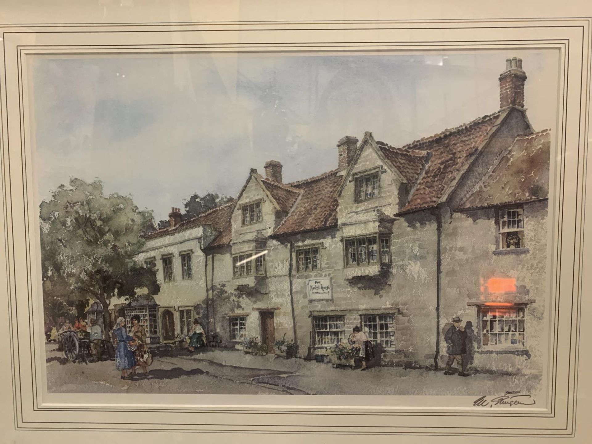 A FRAMED PRINT OF THE MARKET HOUSE BY E R STURGEON - Image 3 of 3