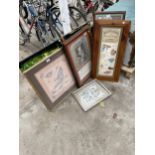 AN ASSORTMENT OF FRAMED PRINTS AND PICTURES