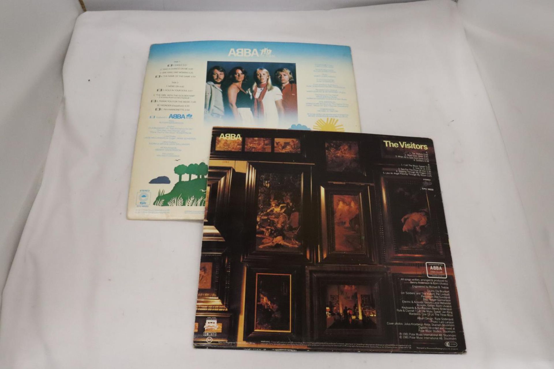 TWO ABBA ALBUMS - 1977 ABBA THE ALBUM AND 1981 THE VISITORS - Image 4 of 4