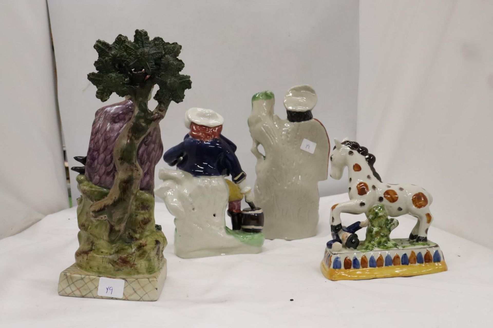 FOUR STAFFORDSHIRE FIGURES - Image 9 of 9