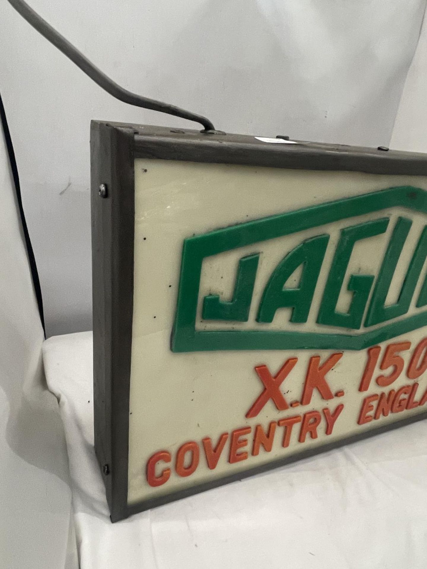 A JAGUAR X K 150 COVENTRY ENGLAND ILLUMINATED LIGHT BOX SIGN 53CM X 34CM - Bild 4 aus 4